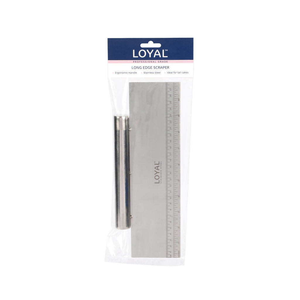 LOYAL Long Edge Stainless Steel Scraper with Handle